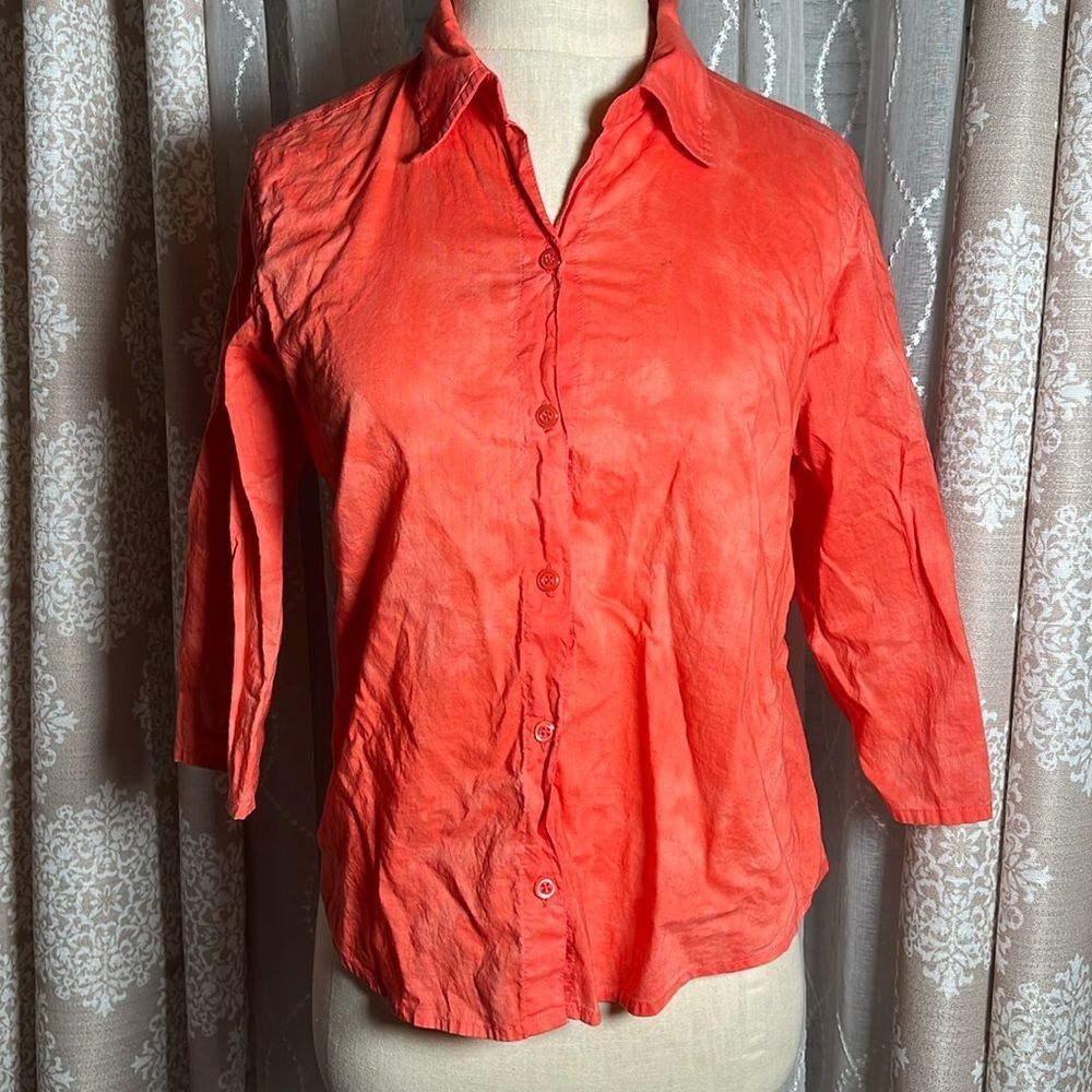 Erika petite button down top. Size medium petite